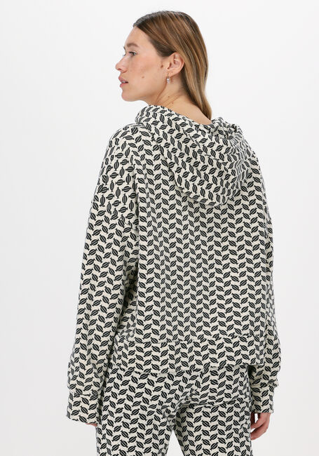 10DAYS Chandail CROPPED HOODIE MONOGRAM en beige - large