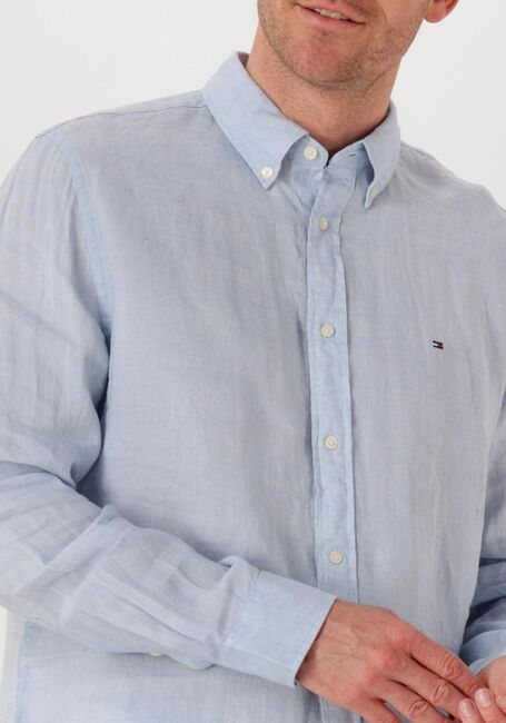 TOMMY HILFIGER Chemise décontracté PIGMENT DYED LI SOLID RF SHIRT Bleu clair - large