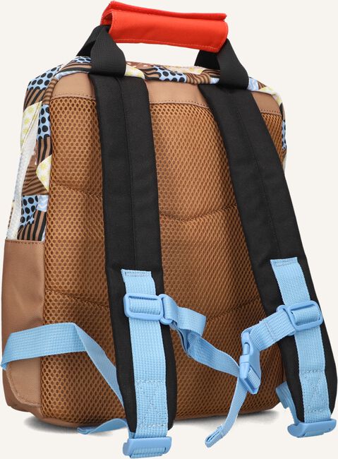 Bruine HELLO HOSSY Rugtas PATCHWORK Bruine HELLO HOSSY Rugtas PATCHWORK - large
