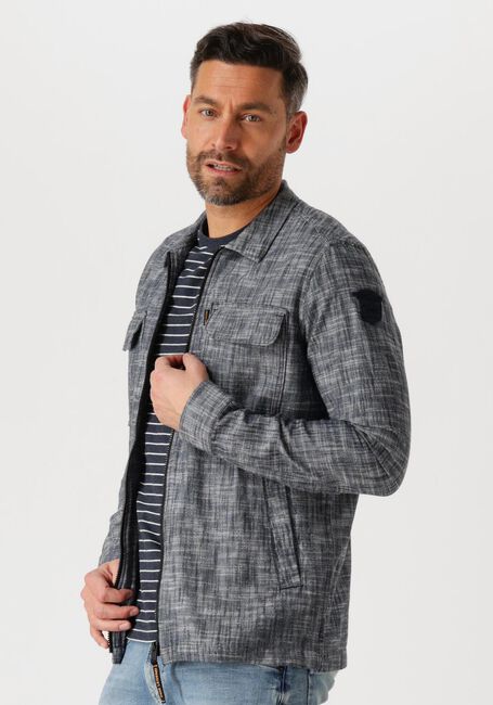 PME LEGEND LONG SLEEVE SHIRT 2 TONE SLUB Surchemises en bleu - large
