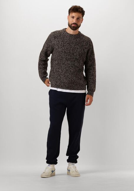 Bruine ANERKJENDT Trui AKSUNE HEAVY CREW KNIT - large