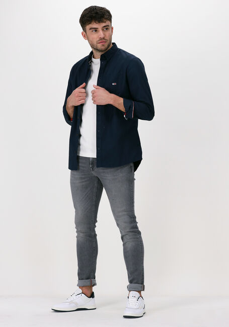 TOMMY JEANS Chemise décontracté TJM ESSENTIAL LIGHT TWILL SHIRT Bleu foncé - large