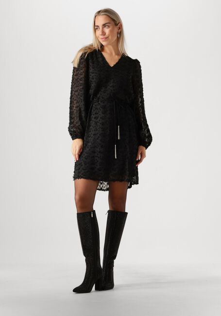Zwarte FREEBIRD Mini jurk DION DRESS - large