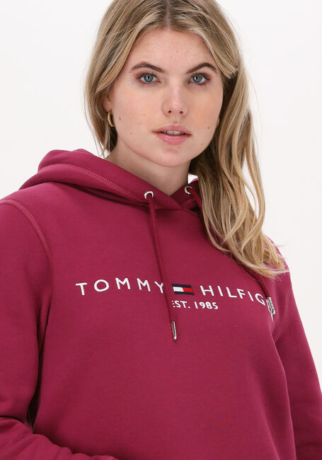 TOMMY HILFIGER Chandail REGULAR HILFIGER HOODIE en rose - large