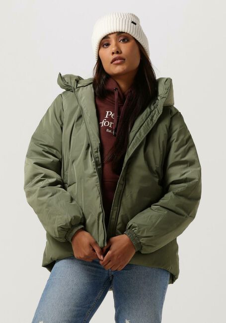 Groene MSCH COPENHAGEN Gewatteerde jas NORINA KAYSA HOOD JACKET - large