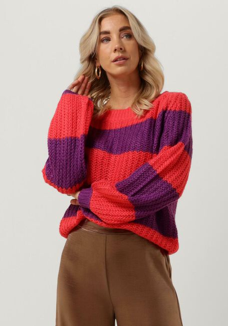 YDENCE Pull KNITTED SWEATER FRANKIE Corail - large