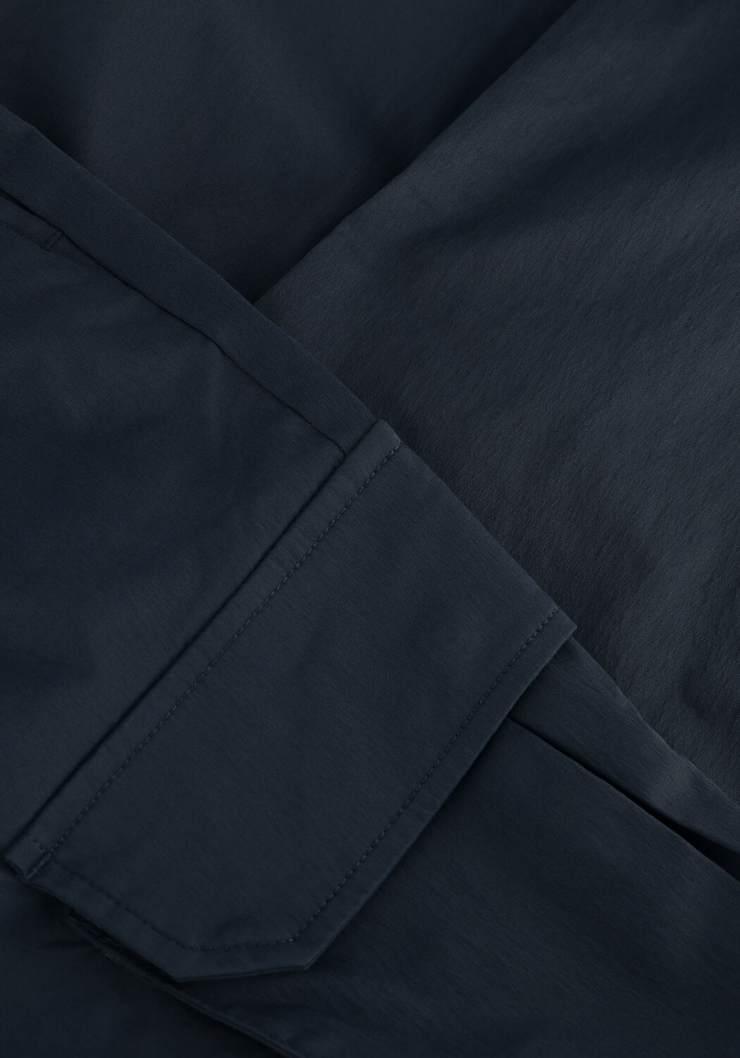 PURE PATH Pantalon cargo CARGO PANTS WITH CORDS Bleu fonc&eacute; - large