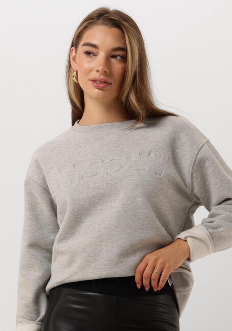 MOSCOW Chandail LOGO SWEATER Gris clair - large