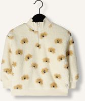Creme Sproet & Sprout Trui TEDDY MOCK ZIP DOG PRINT Creme Sproet & Sprout Trui TEDDY MOCK ZIP DOG PRINT - medium