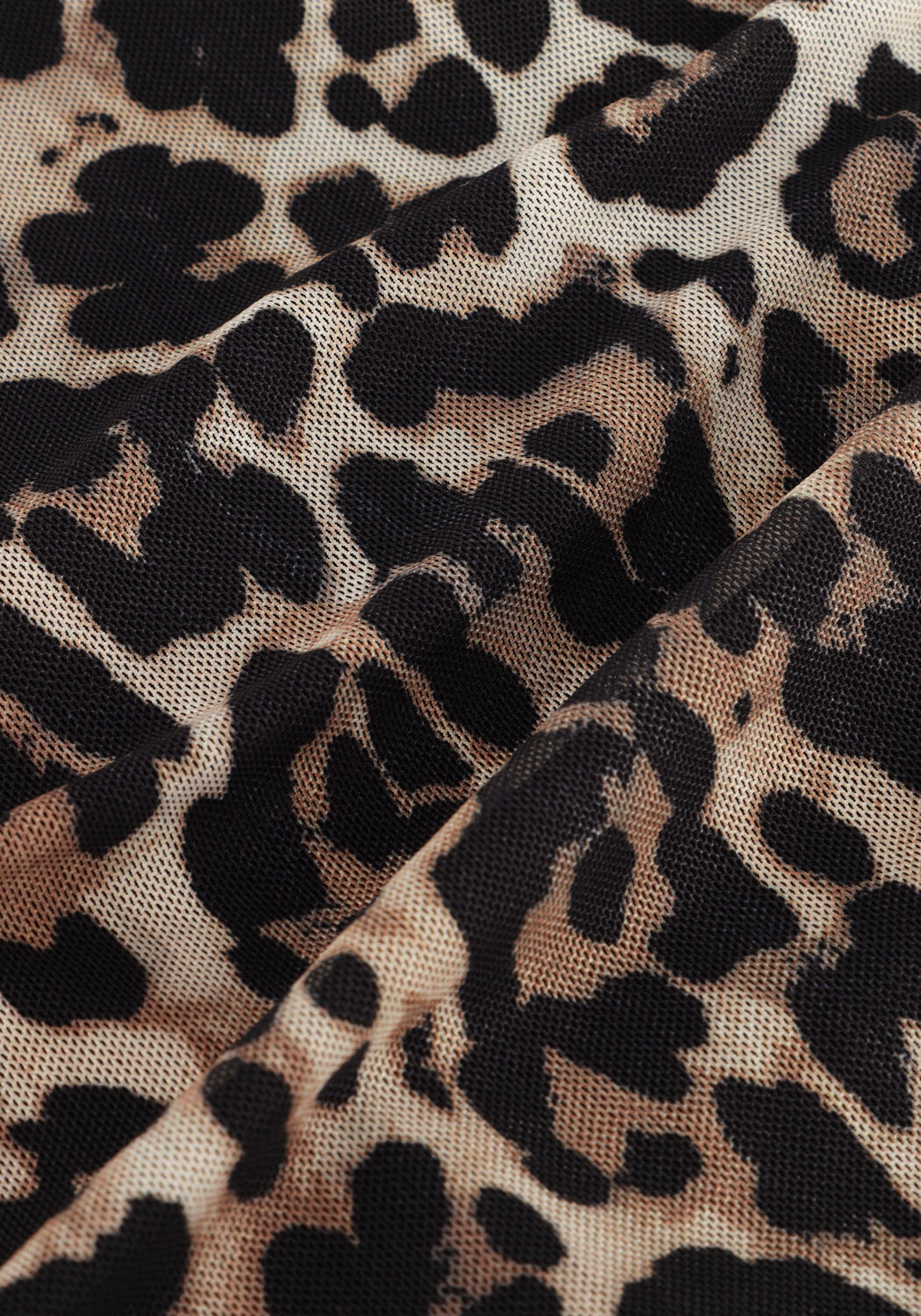 NOTRE-V Robe maxi NV-GLENYS LEO MESH JURK en marron - large