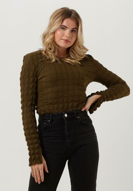 Groene GESTUZ  ALLENY BLOUSE - large