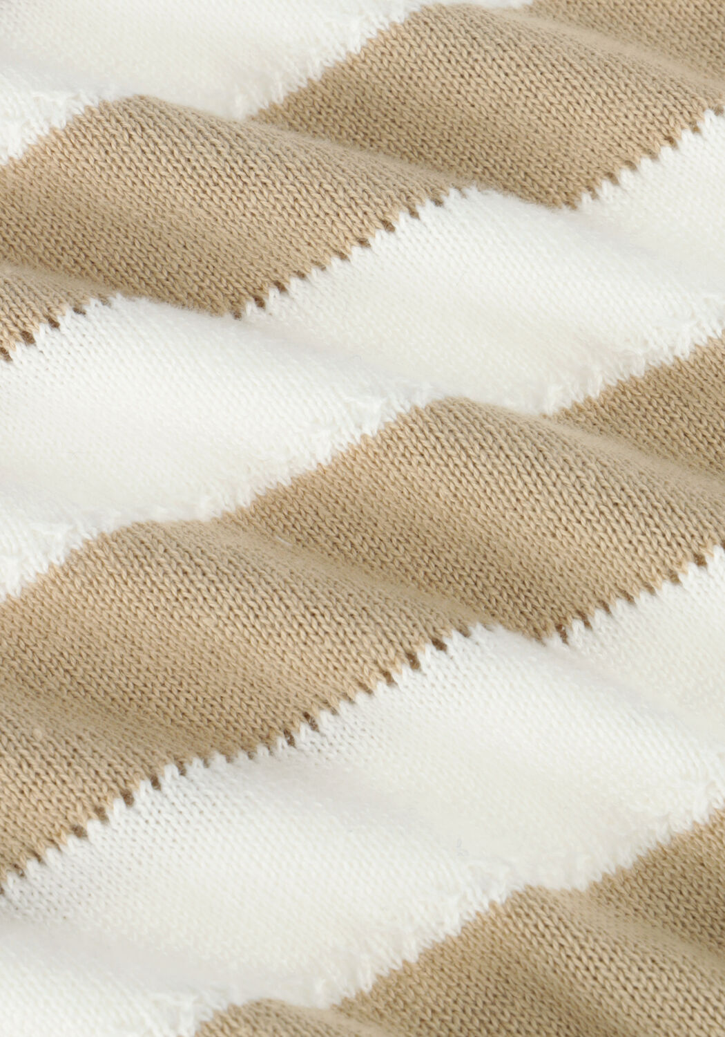 INDIAN BLUE JEANS Haut KNITTED SINGLET STRIPED en camel - large