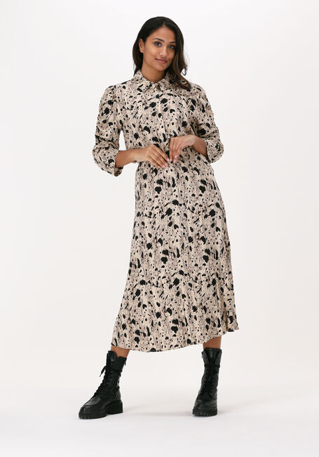 Beige OBJECT Midirok DONNA HW LONG SKIRT - large