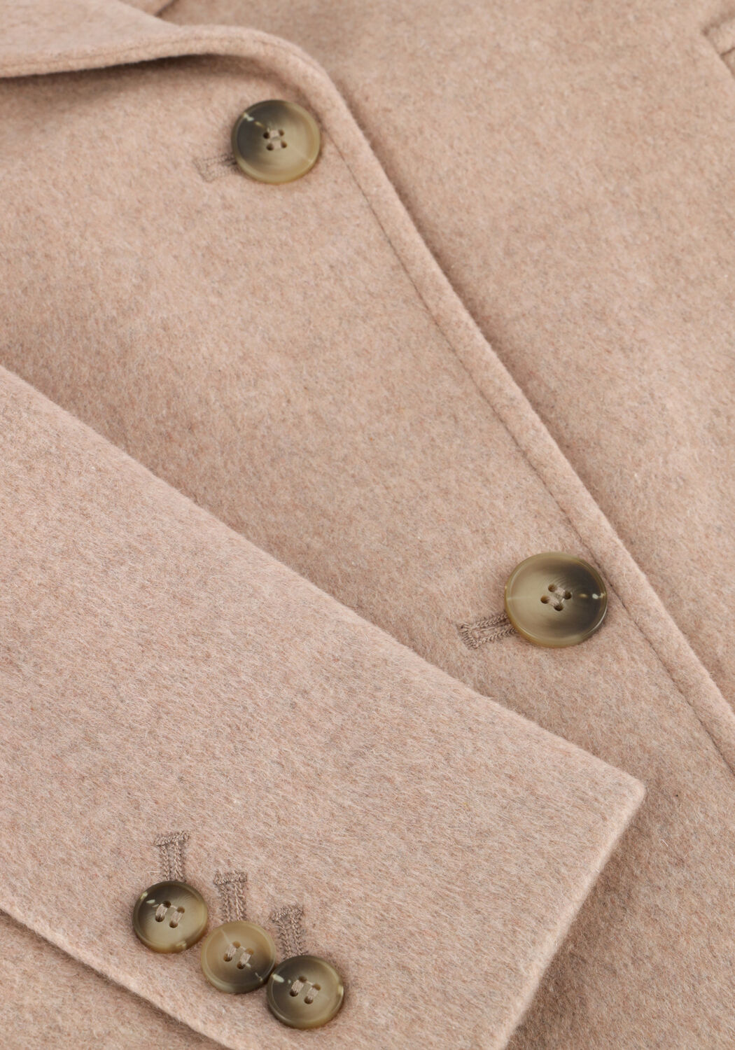 SELECTED WOMEN Jack SLFALMA LANO JACKET en beige - large