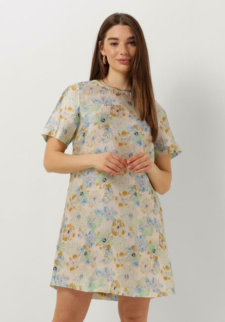 ENVII Mini robe ENWOMBAT SS DRESS AOP 7063 en blanc - large