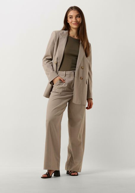 SECOND FEMALE Pantalon PINNIA TROUSERS en beige - large