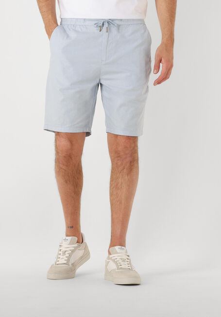 Lichtblauwe SCOTCH & SODA Korte broek FAVE COTTON/LINEN TWILL BERMUDA - large