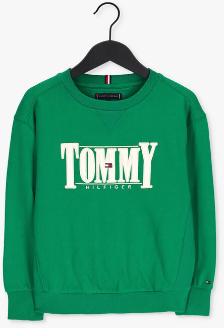 TOMMY HILFIGER Chandail CORD APPLIQUE SWEATSHIRT en vert - large