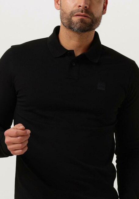 BOSS ORANGE Polo PASSERBY en noir - large