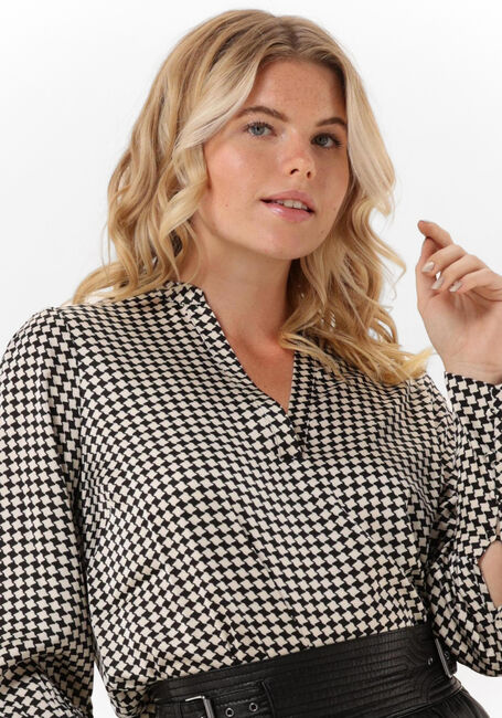 NEO NOIR HERDIS SHELL GRID BLOUSE Blouses Blanc - large
