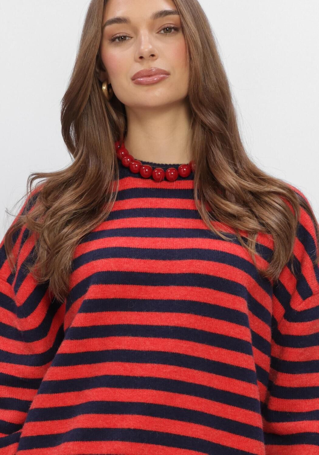 BOII STUDIOS Pull OLOL en rouge - large