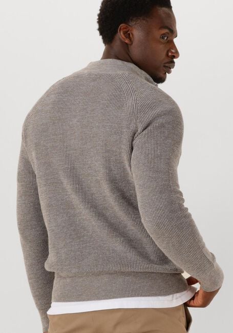 GENTILUOMO Pull TURTLE ZIP en taupe - large