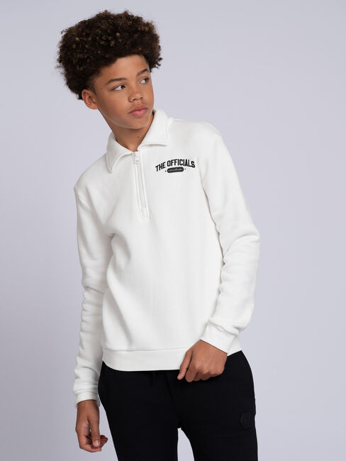 NIK & NIK Chandail OFFICIALS SWEATSHIRT en blanc - large