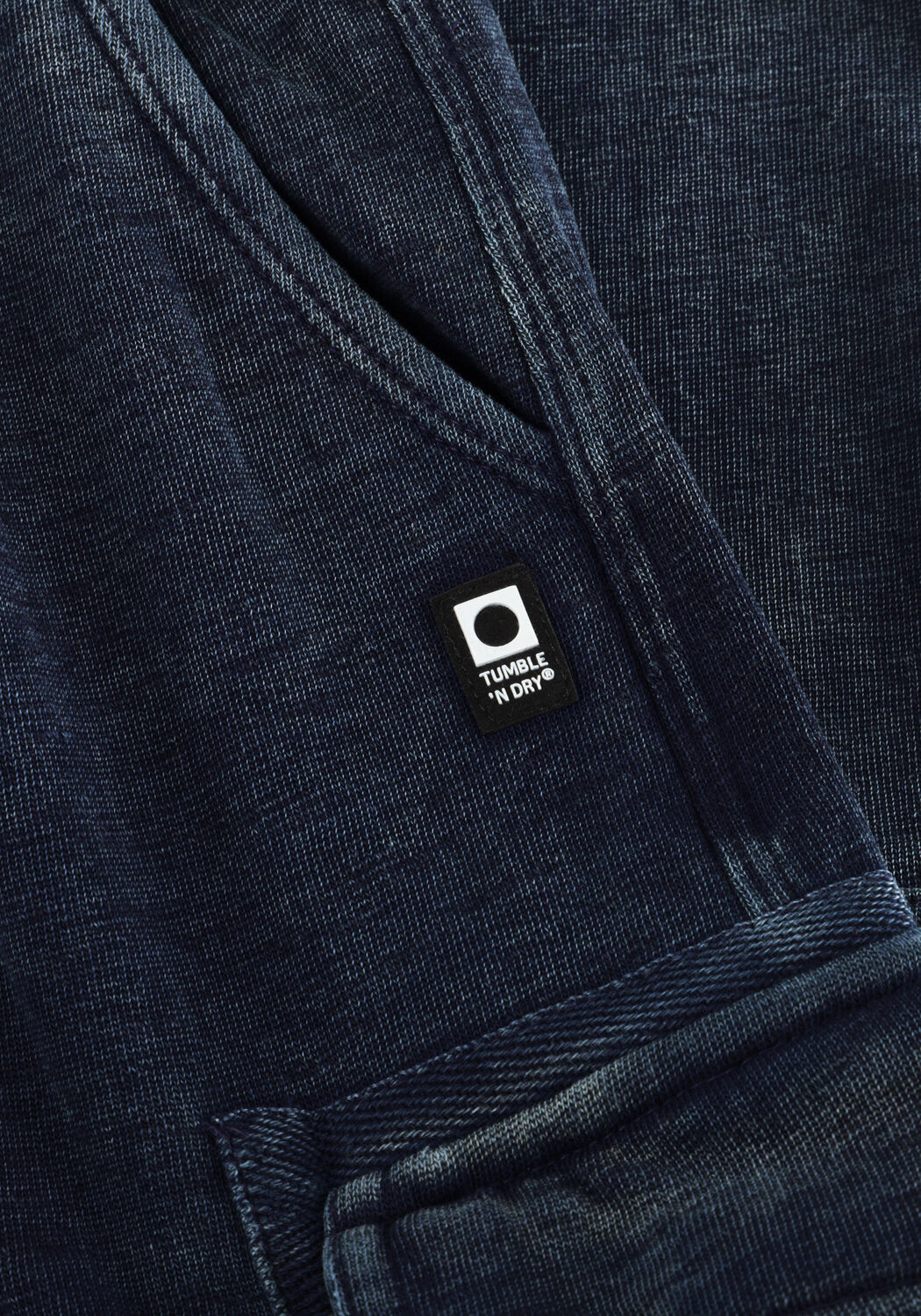 TUMBLE 'N DRY Pantalon cargo ELM Bleu fonc&eacute; - large