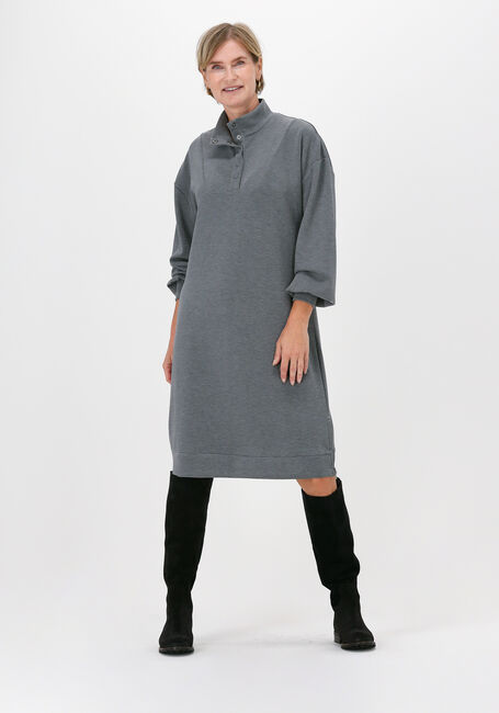 SIMPLE Robe midi BLAIR en gris - large