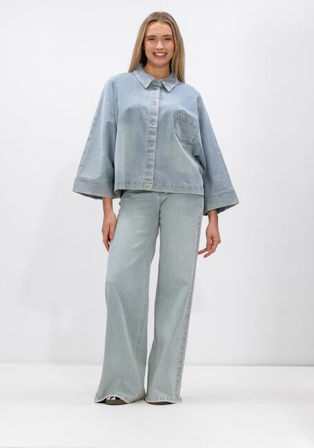 Lichtblauwe JANICE Wide jeans MASON - large