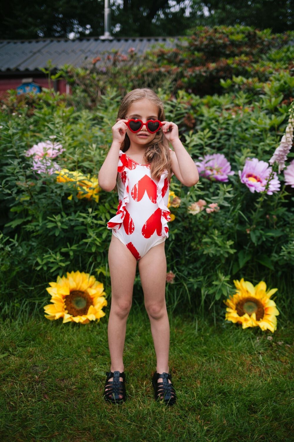 Rode DAILY BRAT Zwemkleding ADORE SWIMSUIT - large