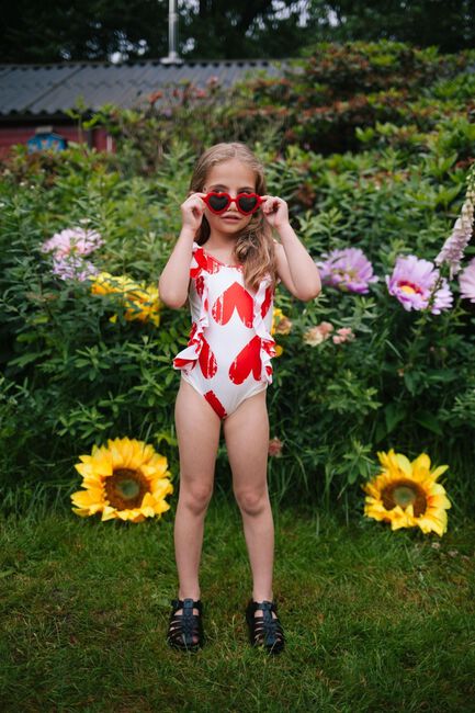 DAILY BRAT Maillots de bain ADORE SWIMSUIT en rouge - large
