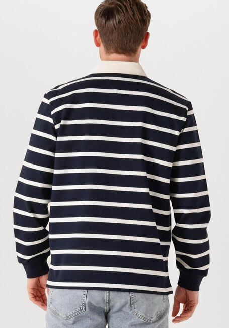 Donkerblauwe TOMMY HILFIGER Polo ESSENTIAL STRIPED RUGBY - large