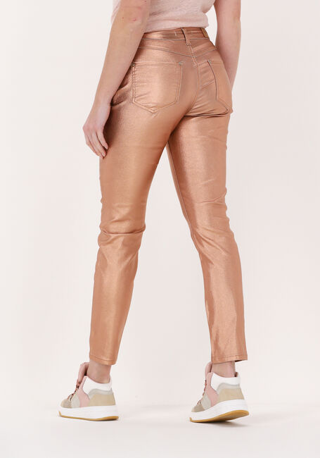 SUMMUM Slim fit jeans SKINNY FOIL COATED TWILL en orange - large