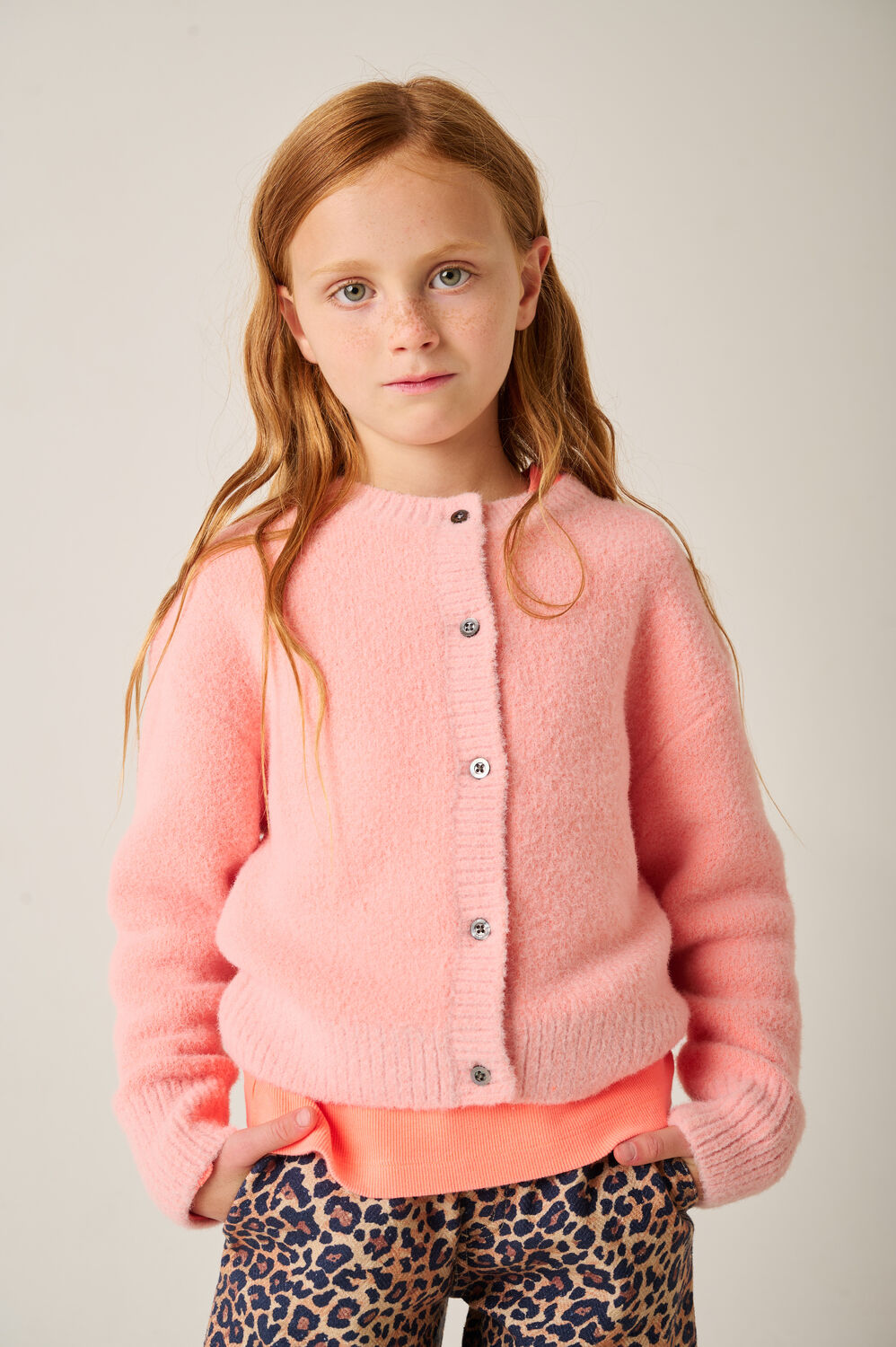 Roze TUMBLE 'N DRY Vest SOURIRE - large