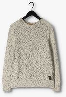 PME LEGEND Pull R-NECK CABLE KNIT Blanc