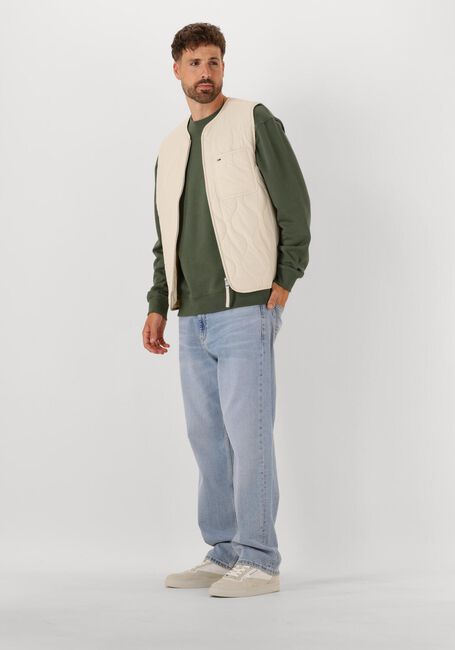 Witte TOMMY JEANS Bodywarmer TJM QUILTED VEST EXT - large