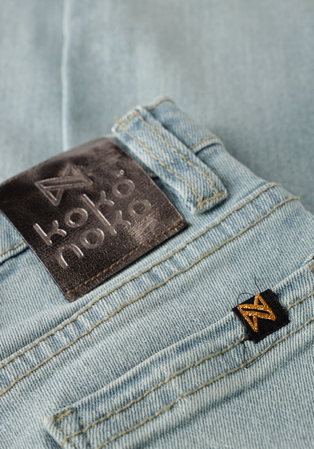 KOKO NOKO Wide jeans WN1919 Bleu clair - large