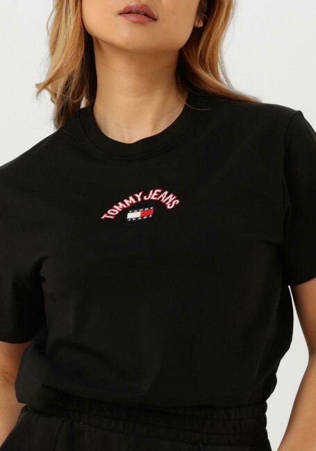 TOMMY JEANS T-shirt TJW CLS VARSITY PREP 2 TEE en noir - large