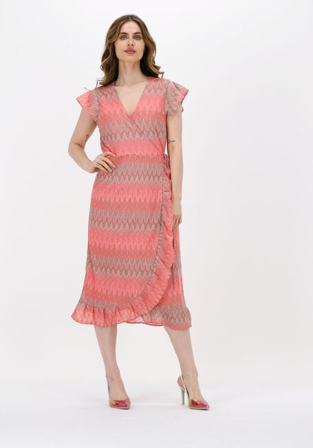FREEBIRD Robe midi ROSY MIDI en rose - large