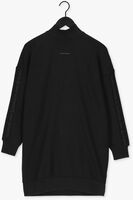 CALVIN KLEIN Mini robe LOGO TRIM MOCK NECK DRESS en noir