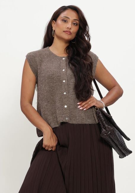 MODSTR&Ouml;M Gilet CRISMD VEST en marron - large