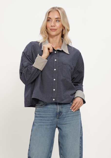 CIRCLE OF TRUST NOA BLOUSE Blouses Bleu fonc&eacute; - large
