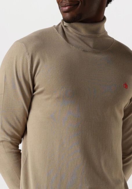 Beige SCOTCH & SODA Coltrui TURTLENECK VISCOSE SWEATER - large