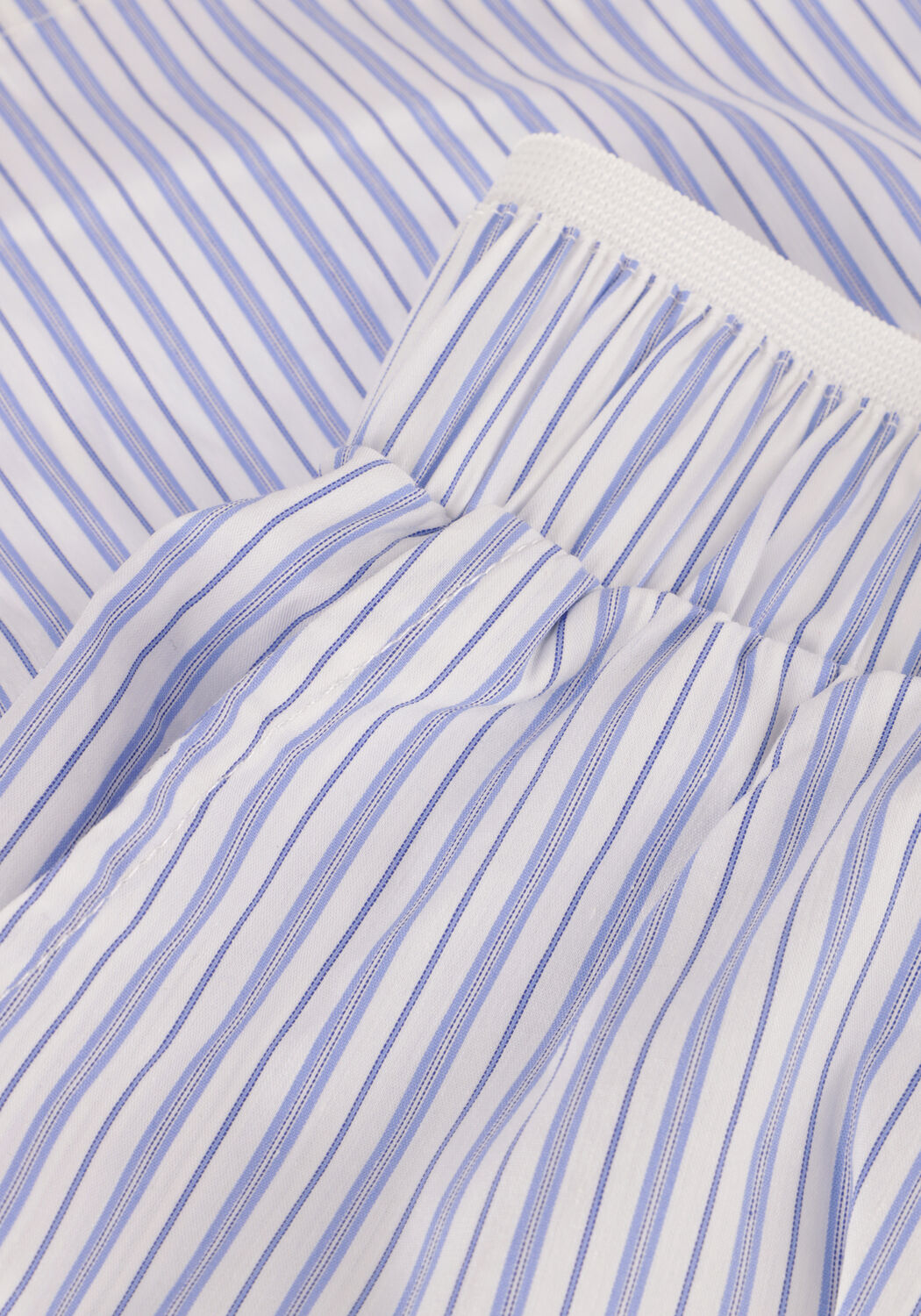 NEO NOIR SHADY STRIPE SHORTS Pantalons Bleu clair - large