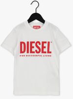 Witte DIESEL T-shirt TJUSTLOGO - medium