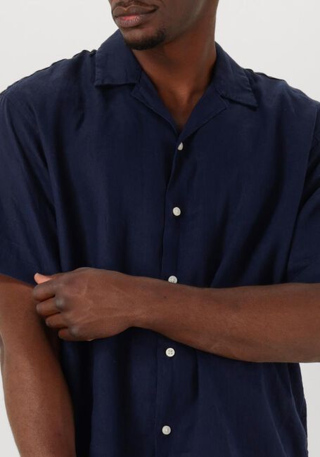 SELECTED HOMME Chemise décontracté SLHREGKYLIAN SS SHIRT RESORT Bleu foncé - large