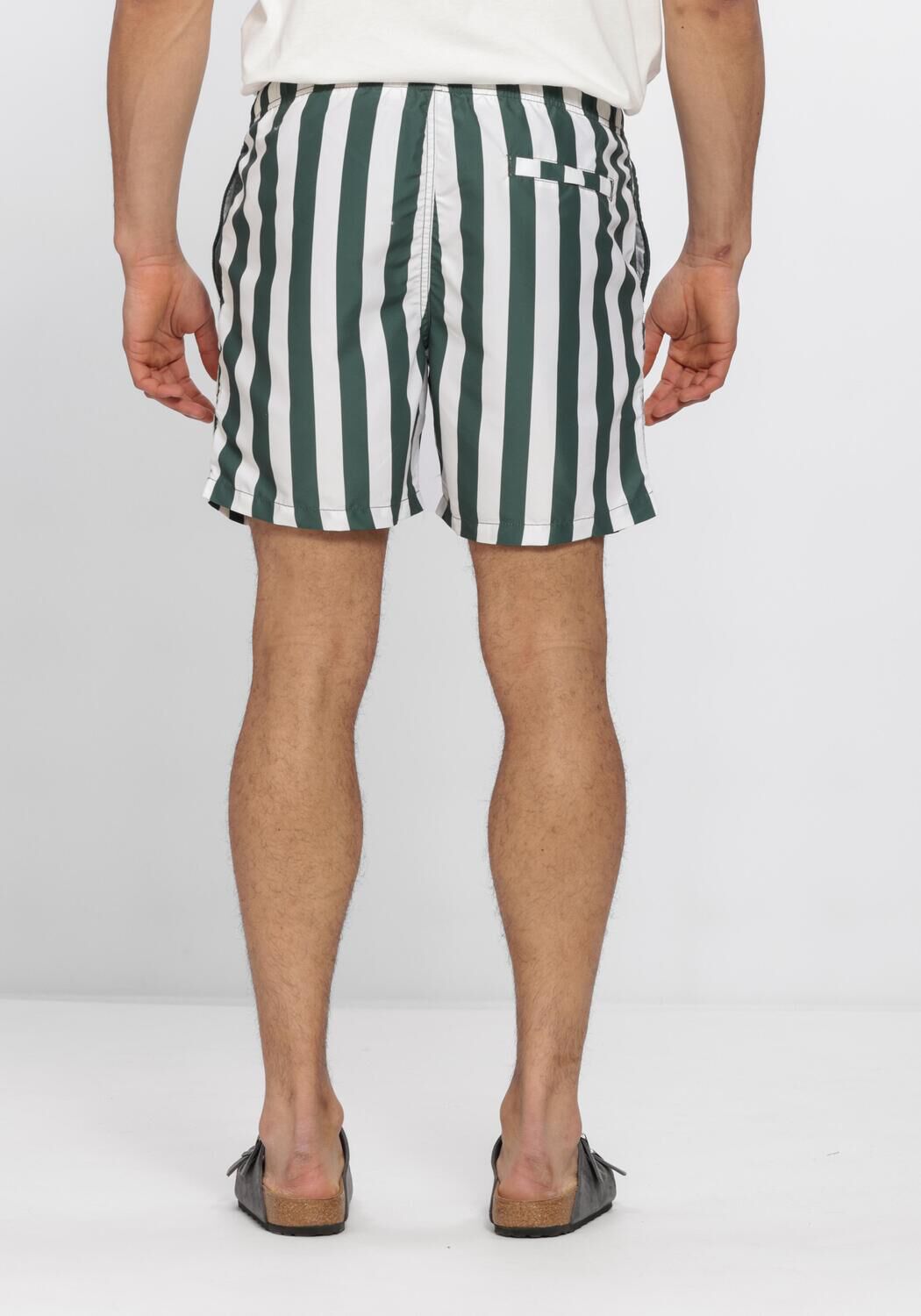 SHIWI SWIMSHORT BROAD STRIPE Shorts de bain en vert - large