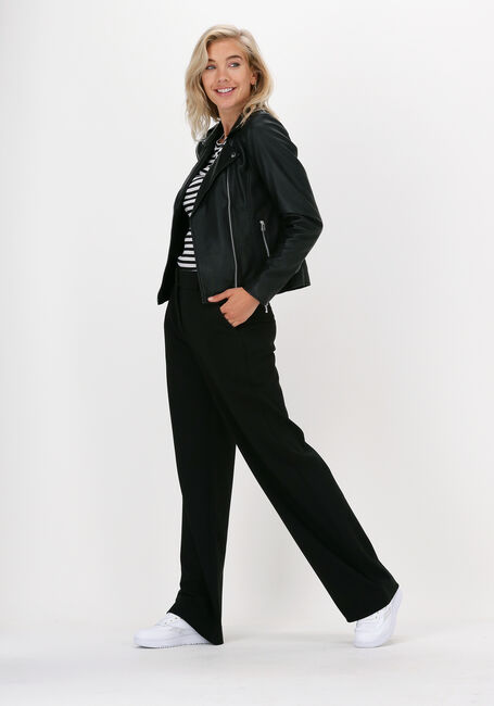 GOOSECRAFT Veste en cuir GC JULIA BIKER en noir - large