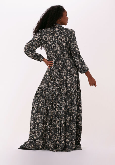 Zwarte VANILIA Maxi jurk IKAT KAFTAN - large